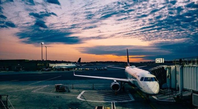 plane on the airport