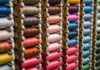 colorful thread reels