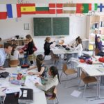 A classroom at the Berlin Metropolitan School (BMS), located in central Berlin. BMS is a private K-12 school that charges tuition on a sliding scale based on family income. See more below.