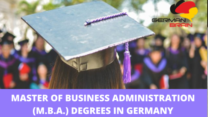 Master of Business Administration (M.B.A.) in Germany